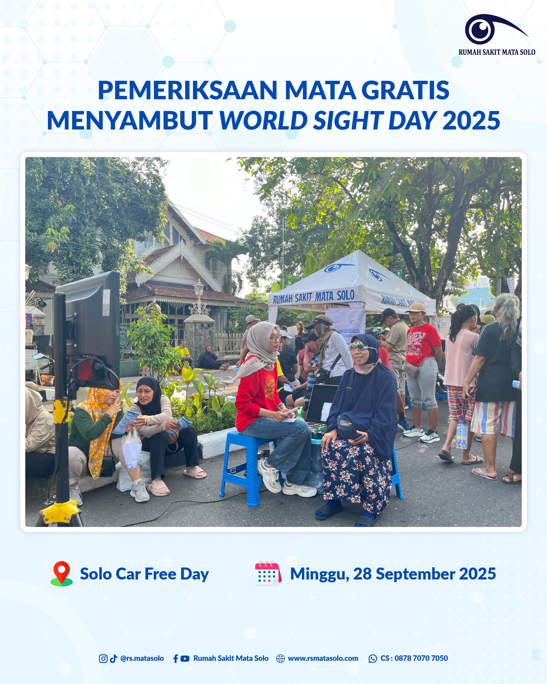 World Sight Day 2025: RS Mata Solo Gelar Pemeriksaan Mata Gratis