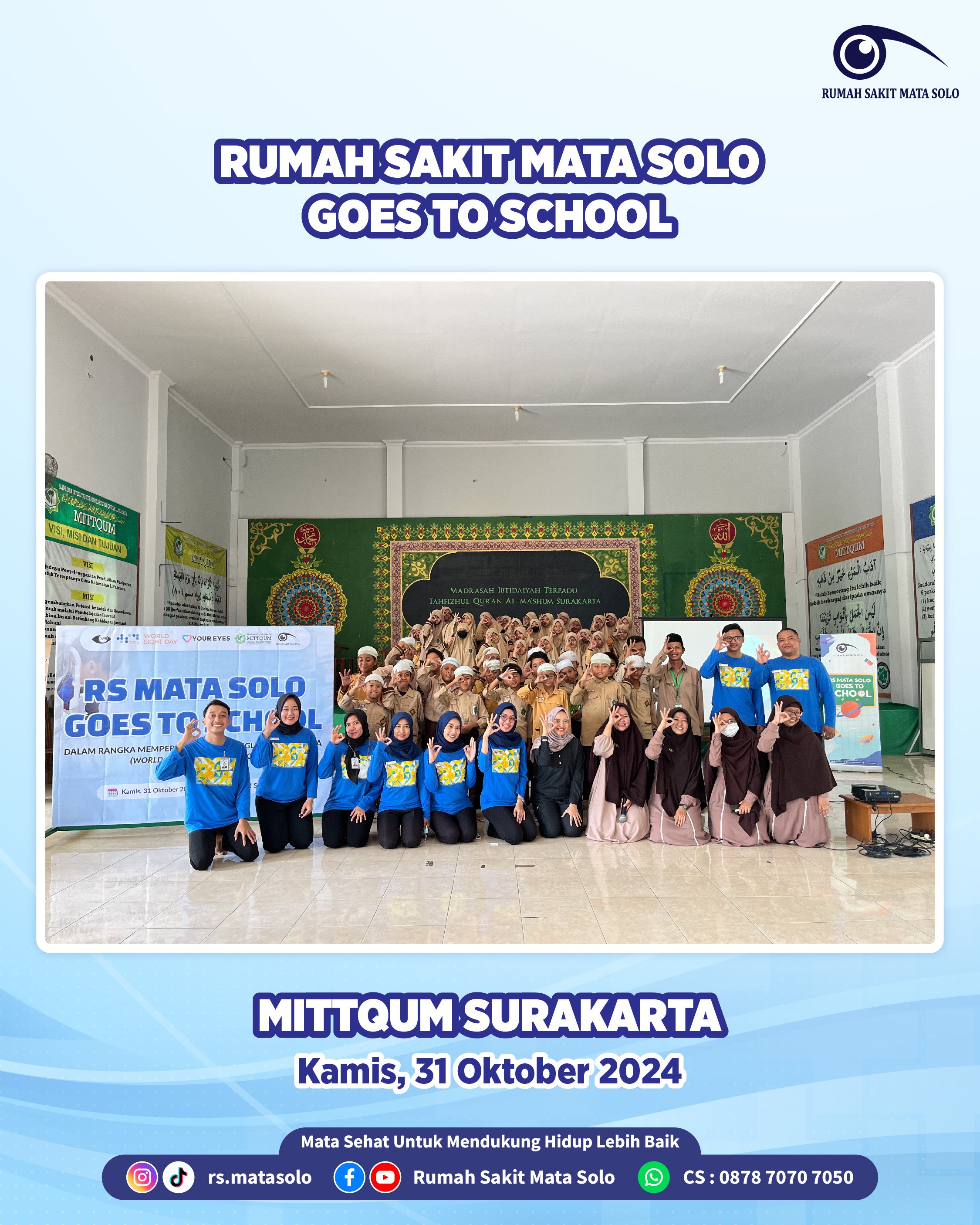 RS Mata Solo Goes to School - MITTQUM Surakarta