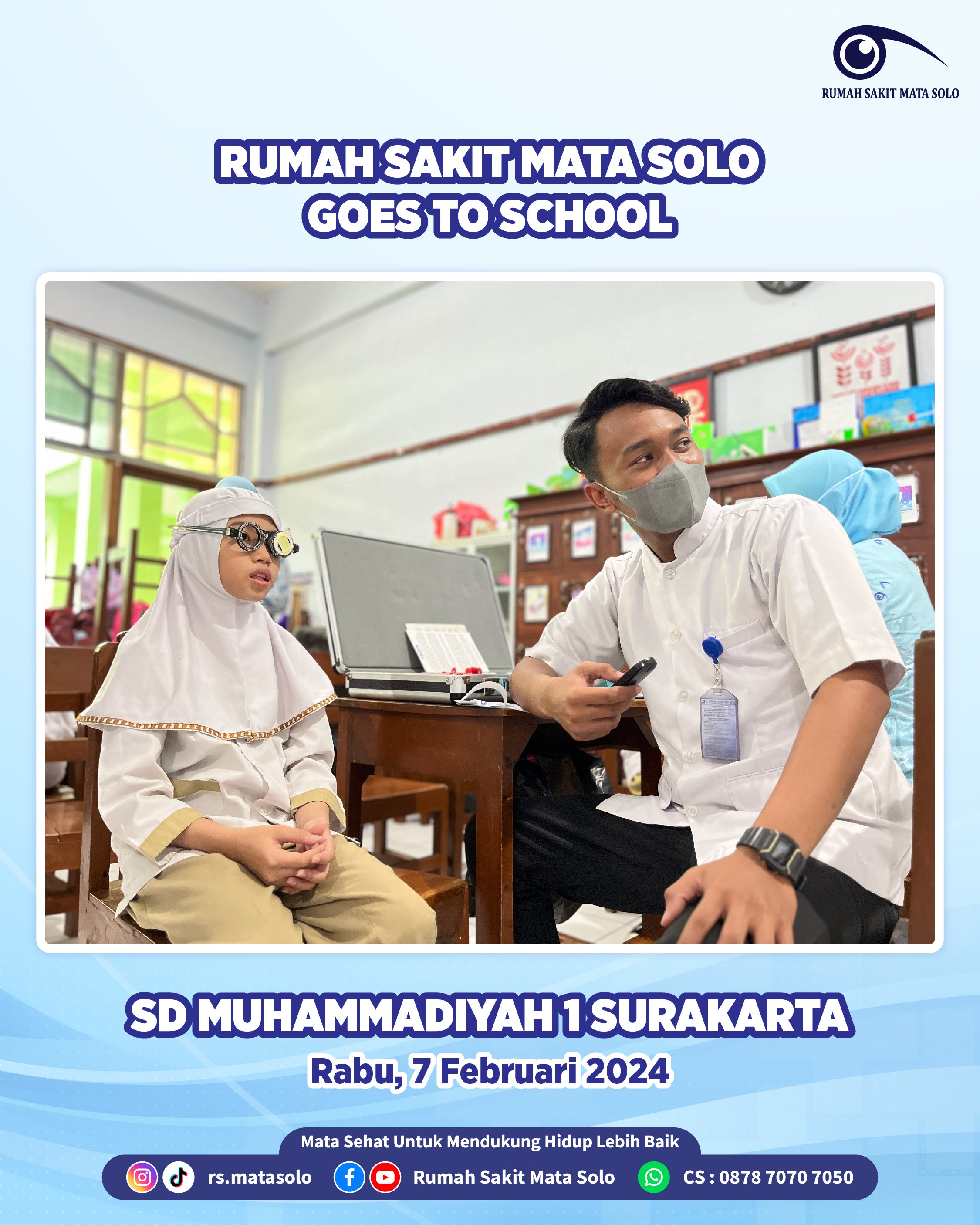 RS Mata Solo Goes to School - SD Muhammadiyah 1 Surakarta