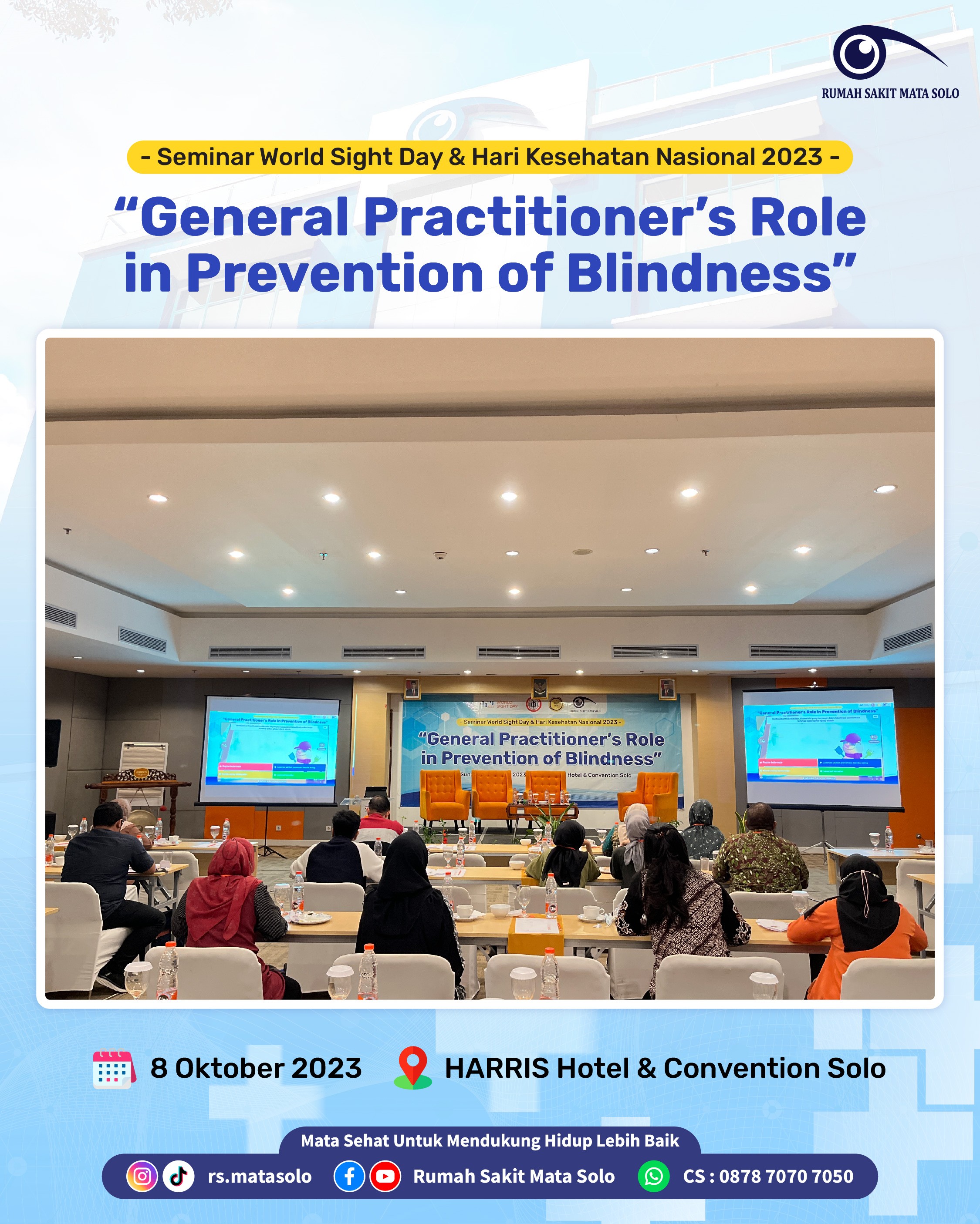 RS Mata Solo Gelar Seminar Mata Untuk Dokter Umum