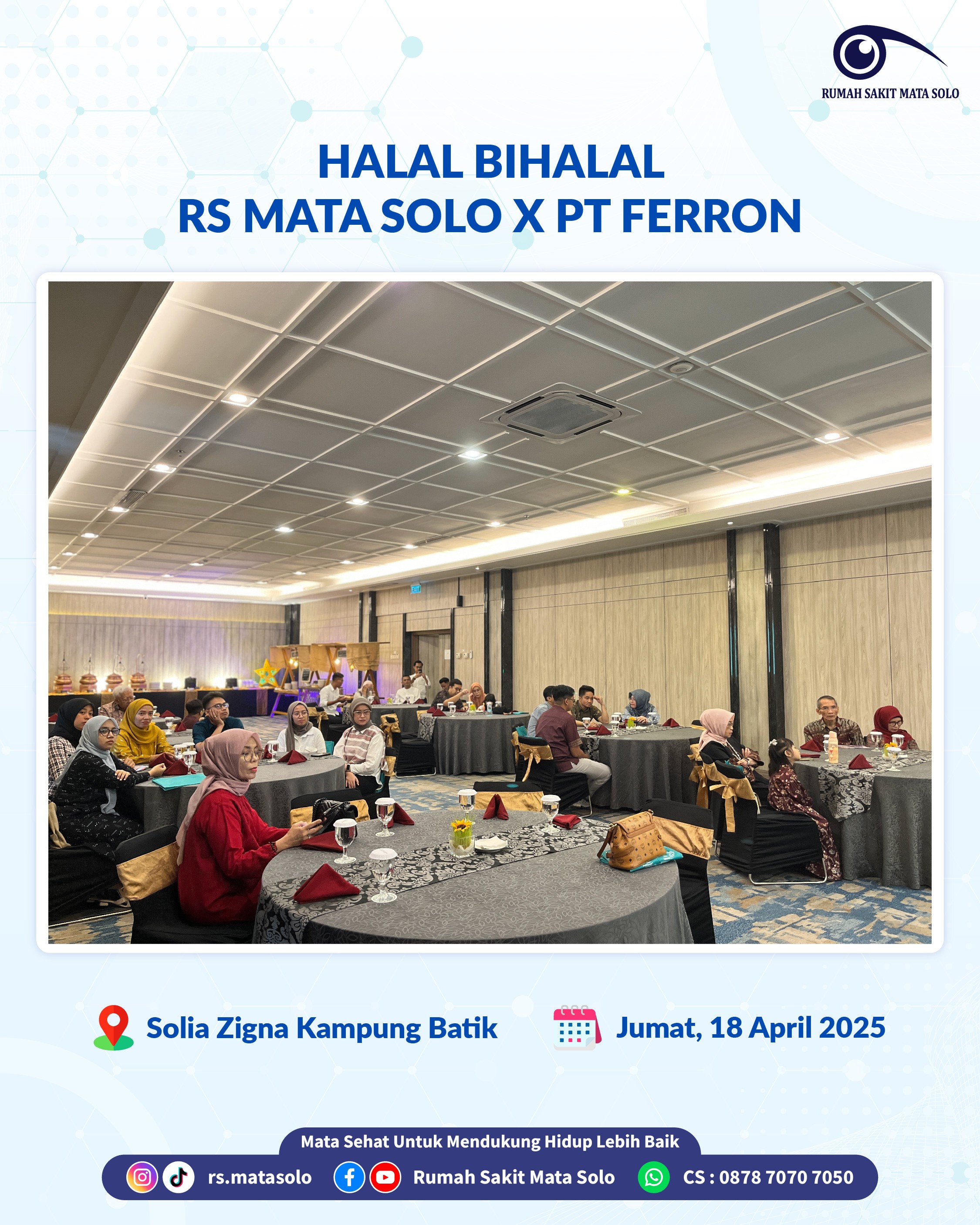 RS Mata Solo Gelar Acara Halal Bihalal Tahun 2025 Bersama PT Ferron Par Pharmaceuticals
