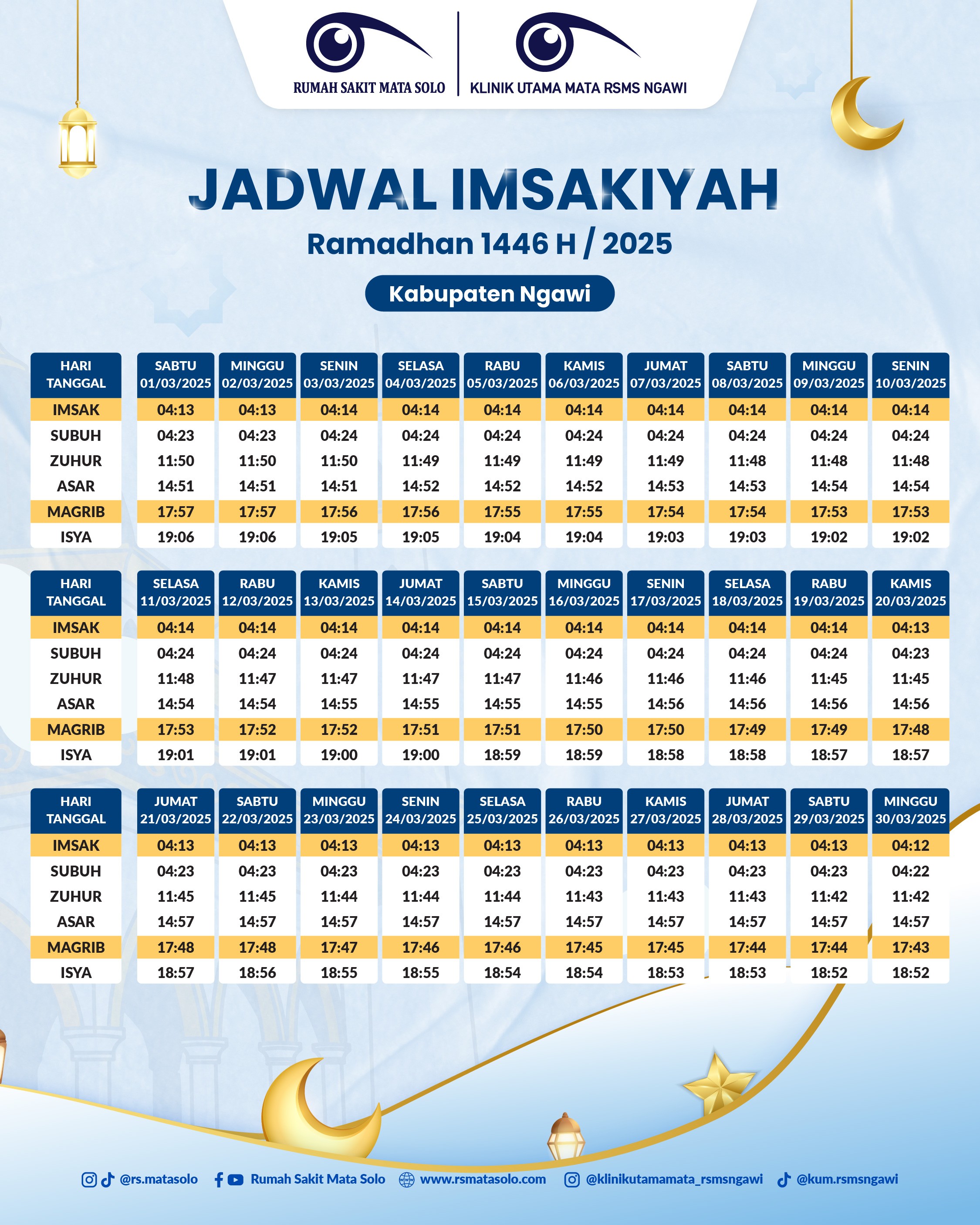 Selamat Menunaikan Ibadah Puasa Ramadhan 1446 H/2025